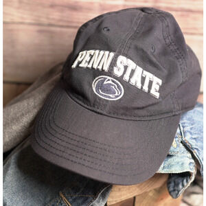 Penn State Nittany Lions Legacy Strapback Dad Hat Cotton Blue Collegiate 90s EUC